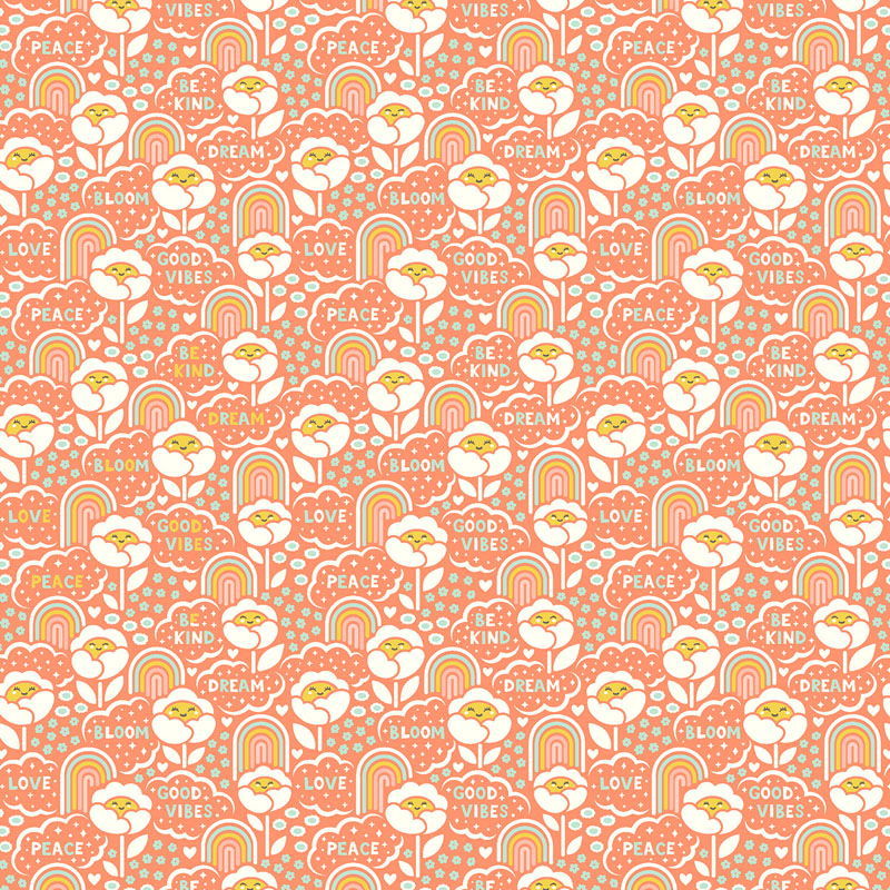 Hello Sunshine By Cotton + Steel For Rjr Fabrics - Good Vibes - Wild Flower
