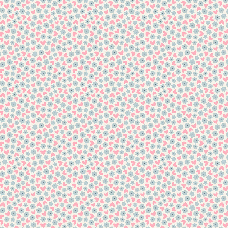 Hello Sunshine By Cotton + Steel For Rjr Fabrics - Blossoms - Blue Flower