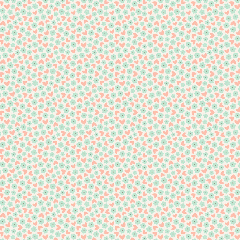 Hello Sunshine By Cotton + Steel For Rjr Fabrics - Blossoms - Hint Of Mint