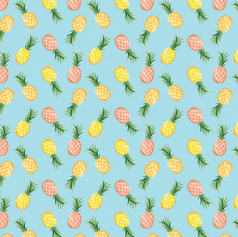 Tropical Splash By Kanvas Studio For Benartex - Light Blue