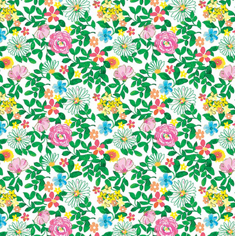 Tropical Splash By Kanvas Studio For Benartex - White