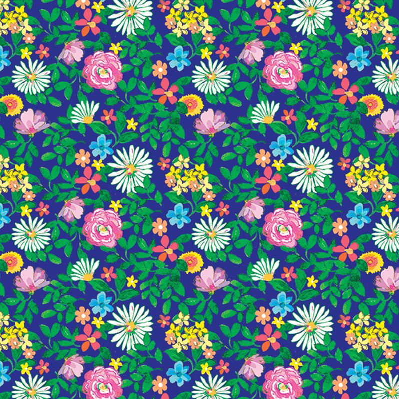 Tropical Splash By Kanvas Studio For Benartex - Navy