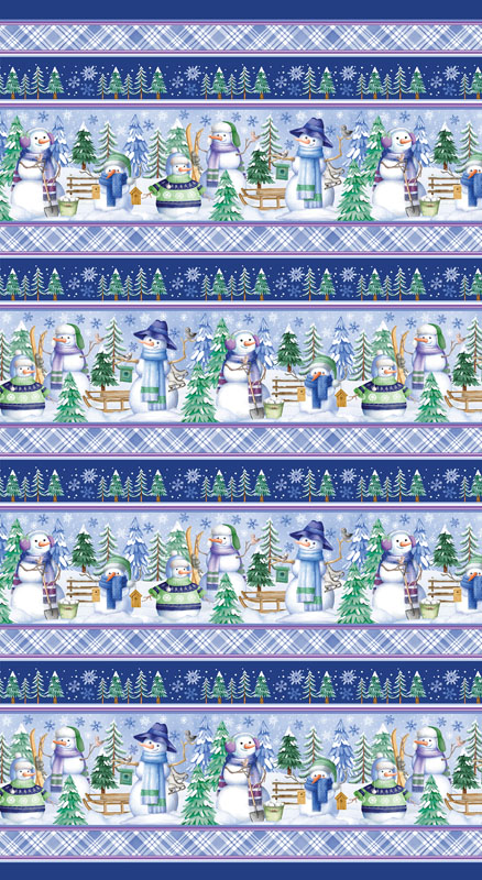 Snowflake Wishes By Kanvas Studio For Benartex - Digitally Printed - Multi