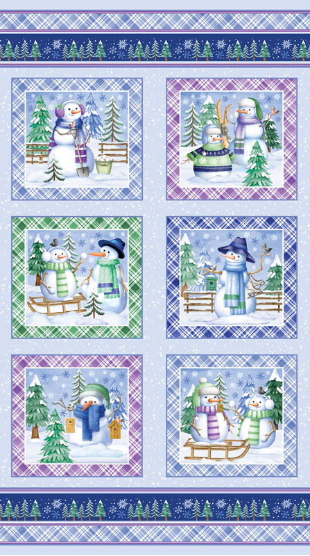 Snowflake Wishes By Kanvas Studio For Benartex - Digitally Printed - Multi