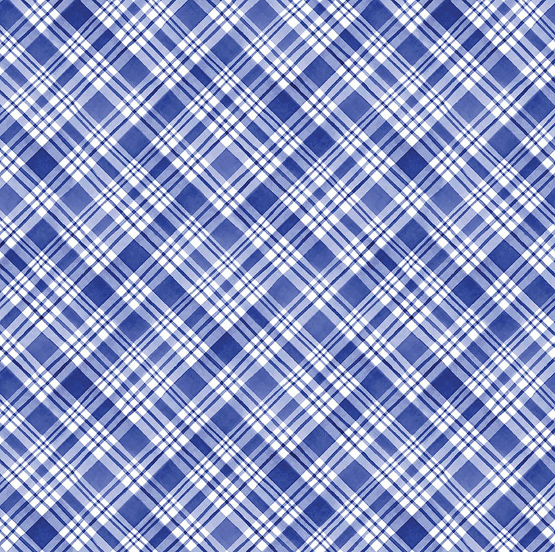 Snowflake Wishes By Kanvas Studio For Benartex - Digitally Printed - Blue