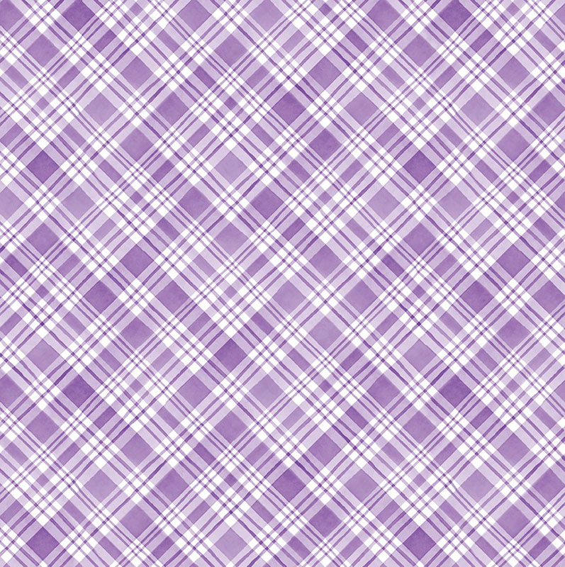 Snowflake Wishes By Kanvas Studio For Benartex - Digitally Printed - Violet