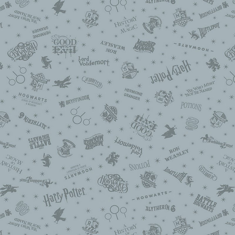 Harry Potter 2nd Edition By Warner Brothers For Benartex - Light Gray