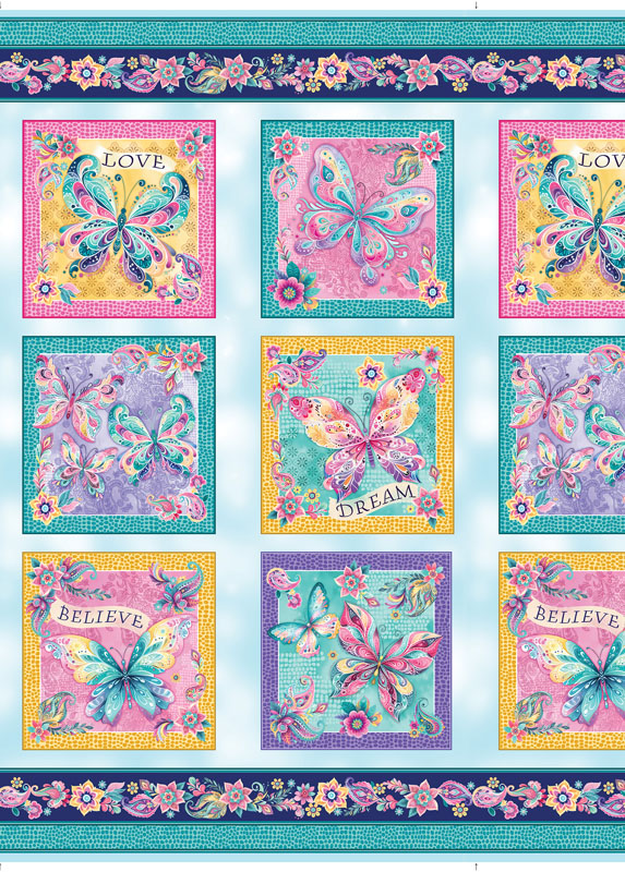 Faith And Grace By Kanvas Studio For Benartex - Digitally Printed - Multi