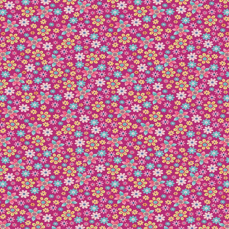 Faith And Grace By Kanvas Studio For Benartex - Digitally Printed - Dark Pink