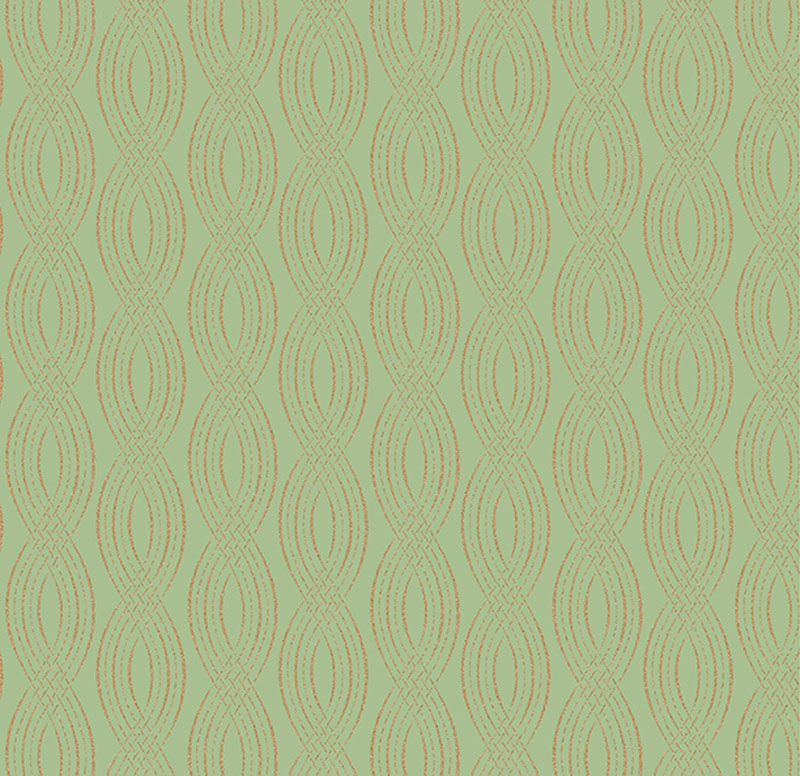 Majestic Garden By Kanvas Studio For Benartex - Metallic - Sage Green