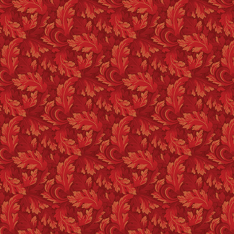 All About Seasons Winter By Jackie Robinson For Benartex - Red