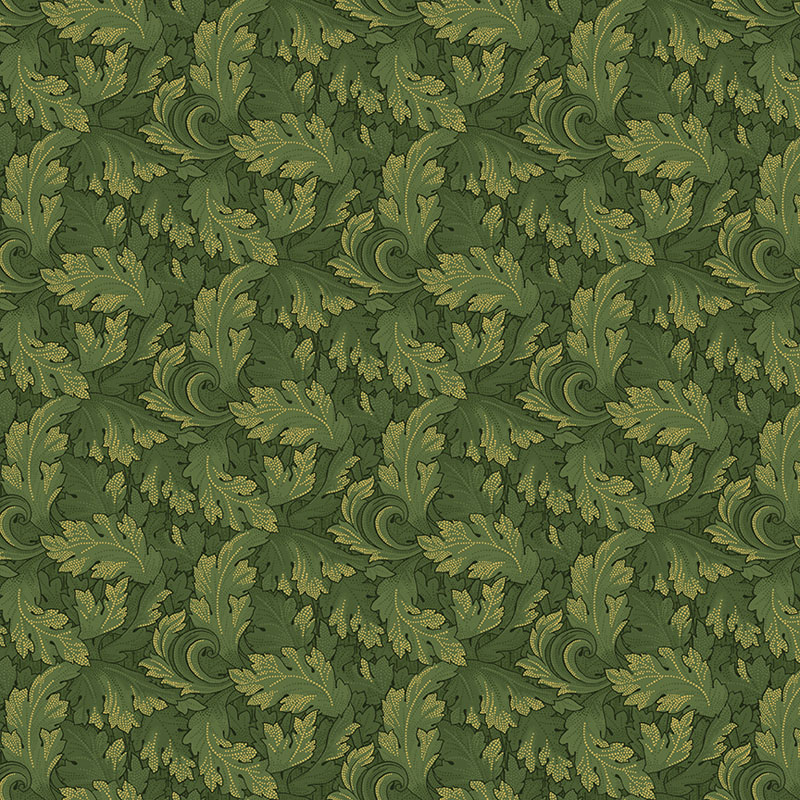 All About Seasons Winter By Jackie Robinson For Benartex - Green