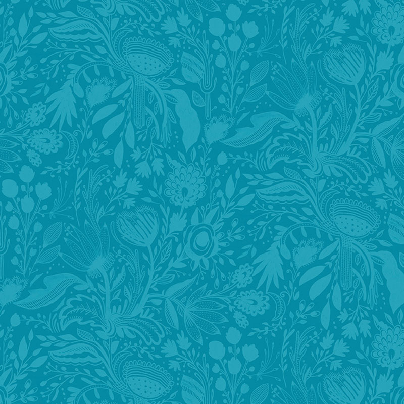 Rise Up By Danielle Duer For Benartex - Dark Turquoise