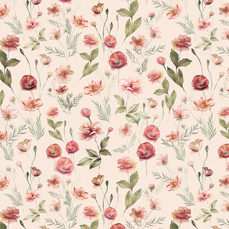 Garden Of Affection By Kristen Brockmon Designs For Benartex - Digitally Printed - Vanilla