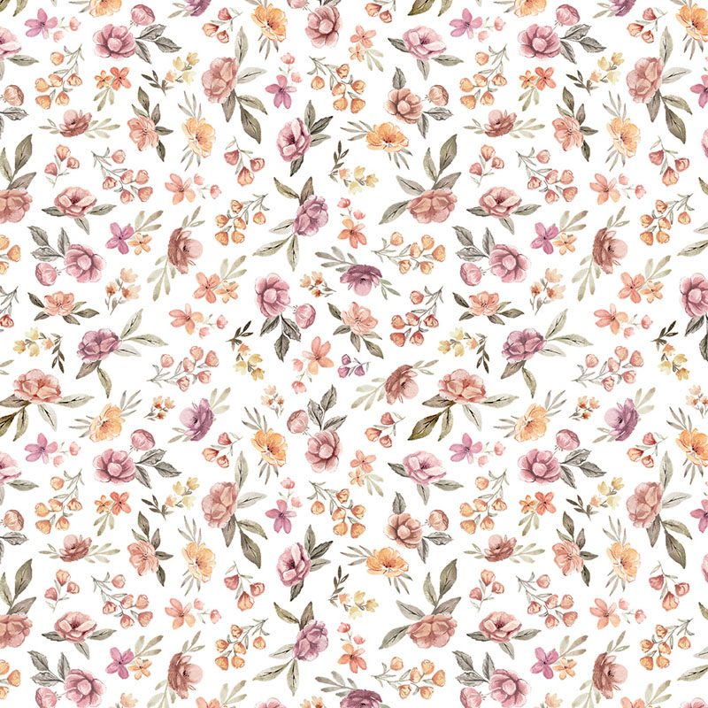 Garden Of Affection By Kristen Brockmon Designs For Benartex - Digitally Printed - White
