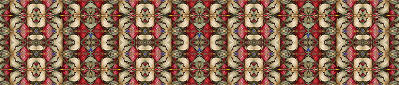Incandescent By Paula Nadelstern For Benartex - Digitally Printed - Red/Multi