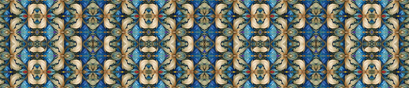 Incandescent By Paula Nadelstern For Benartex - Digitally Printed - Blue/Multi