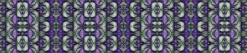 Incandescent By Paula Nadelstern For Benartex - Digitally Printed - Purple/Multi