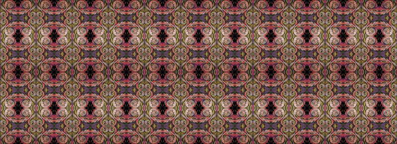 Incandescent By Paula Nadelstern For Benartex - Digitally Printed - Red/Plum