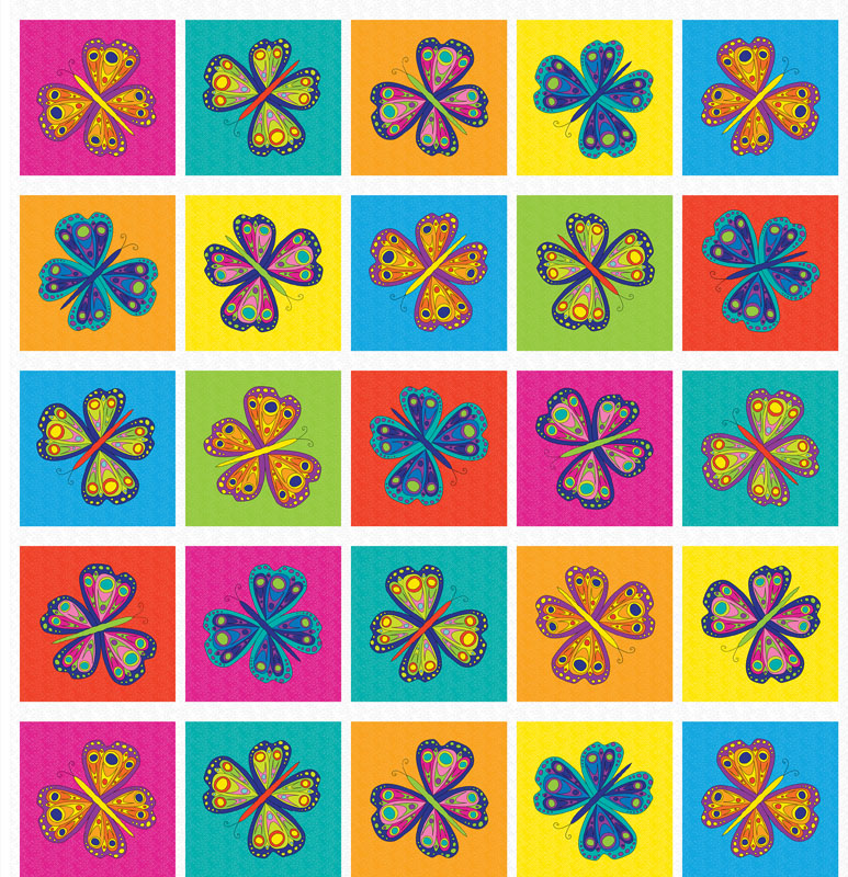 Kaleidoscope By Colourwerx For Benartex - Digitally Printed - Multi