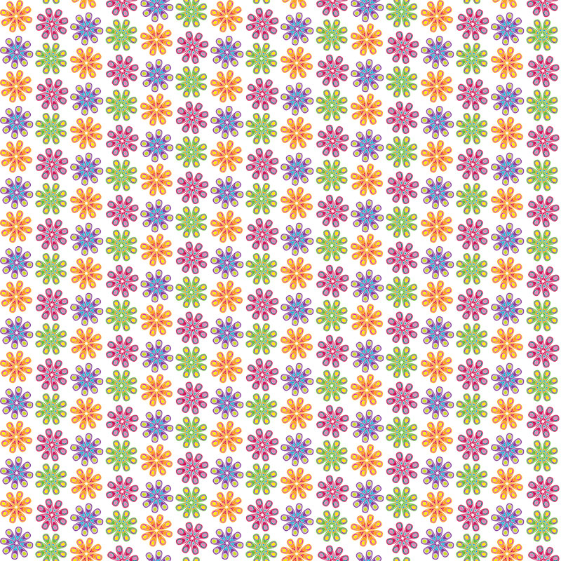 Kaleidoscope By Colourwerx For Benartex - Digitally Printed - White/Multi