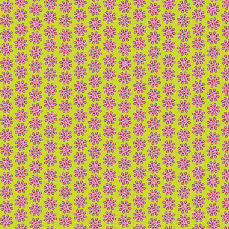 Kaleidoscope By Colourwerx For Benartex - Digitally Printed - Green