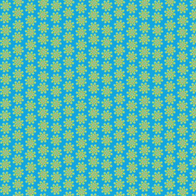 Kaleidoscope By Colourwerx For Benartex - Digitally Printed - Turquoise