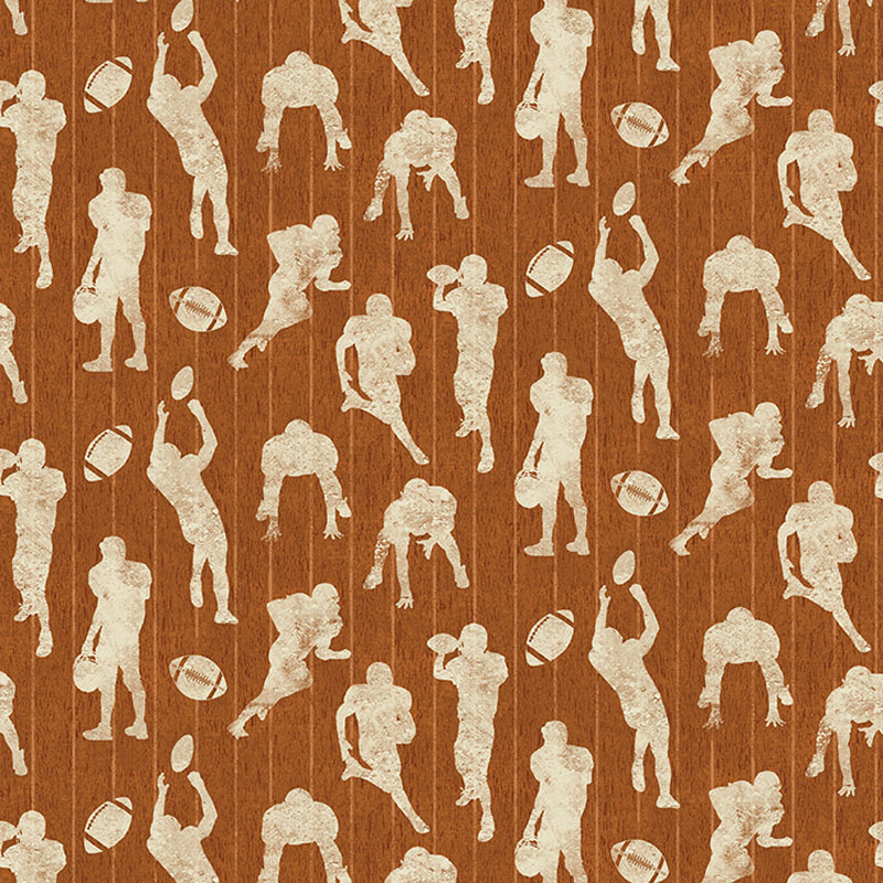 Touchdown By Skyline Studio For Benartex - Digitally Printed - Rust