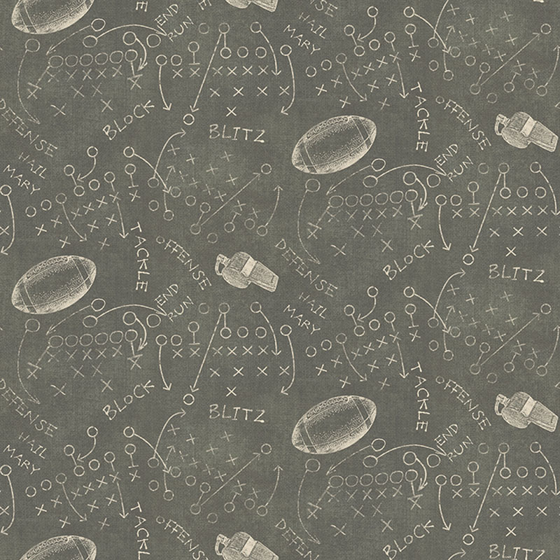 Touchdown By Skyline Studio For Benartex - Digitally Printed - Steel