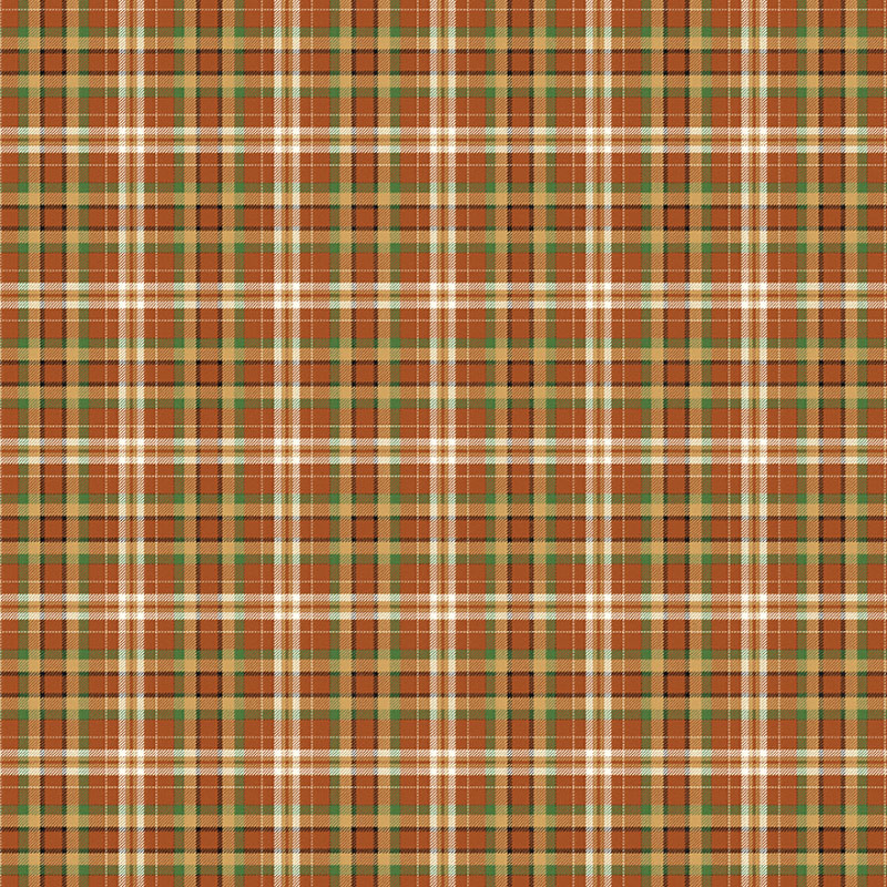 Touchdown By Skyline Studio For Benartex - Digitally Printed - Rust/Green