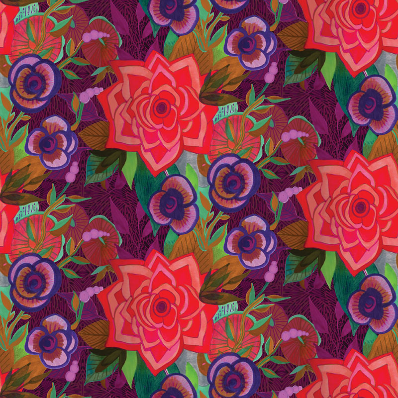 Rise Up By Danielle Duer For Benartex - Red/Multi