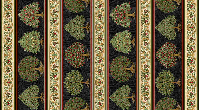 All About Seasons Winter By Jackie Robinson For Benartex - Black/Multi