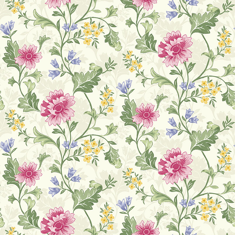 All About Seasons Spring By Jackie Robinson For Benartex - Cream/Multi