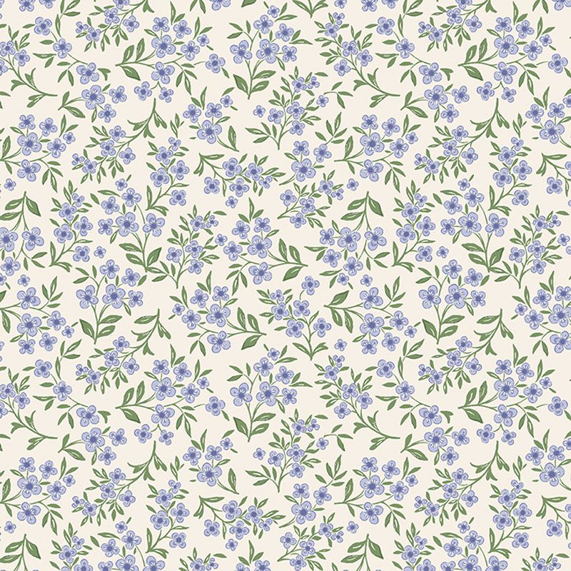 All About Seasons Spring By Jackie Robinson For Benartex - Purple