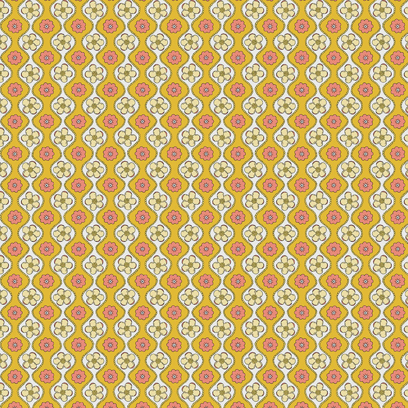 Blooming Color Harmony By Contempo Studio For Benartex - Dark Yellow