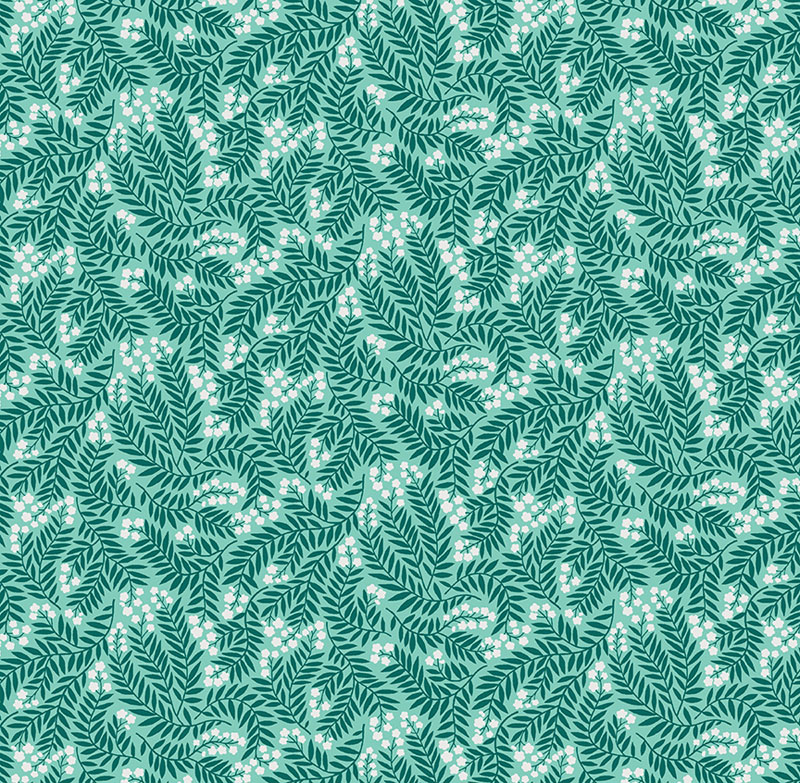 Blooming Color Harmony By Contempo Studio For Benartex - Turquoise