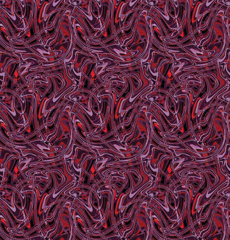 Illuminations By Peggy Collins For Benartex - Digitally Printed - Plum/Red