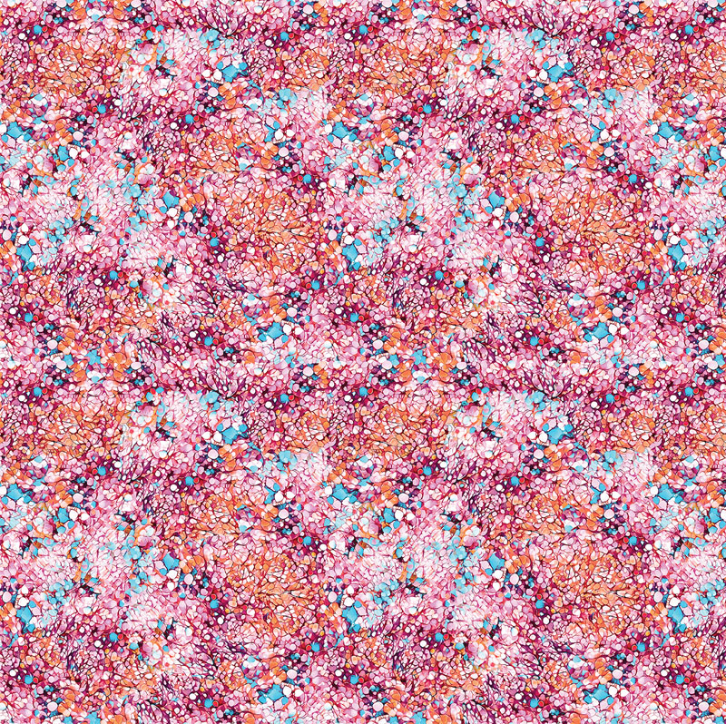 Illuminations By Peggy Collins For Benartex - Digitally Printed - Light Pink/Multi