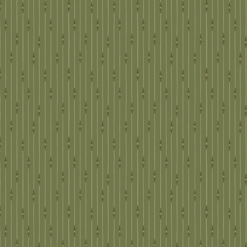 Heirloom Garden By Fox And Fable For Benartex - Digitally Printed - Sage