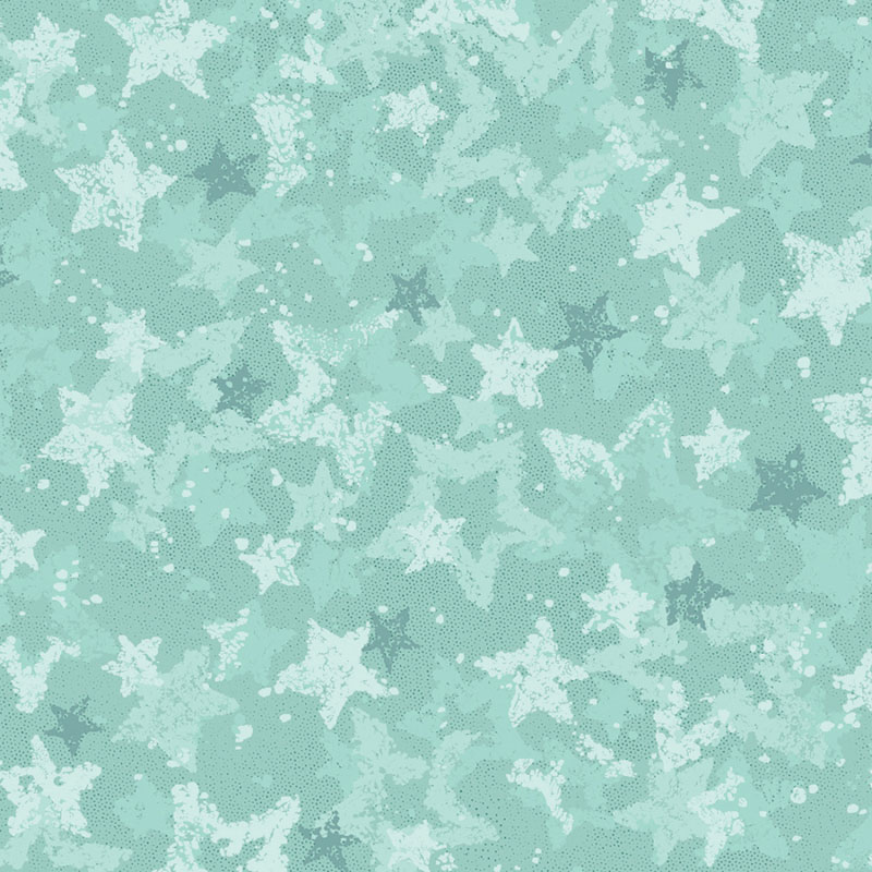 Star Of Wonder 108" Wide By Nancy Halvorsen For Benartex - Aqua
