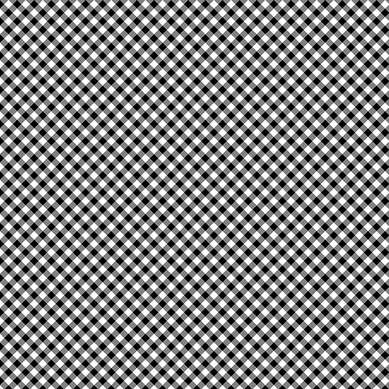 Sweet Gingham By Benartex - Black/White