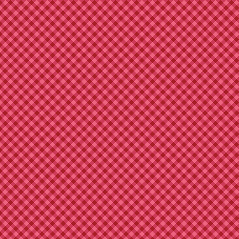 Sweet Gingham By Benartex - Cherry