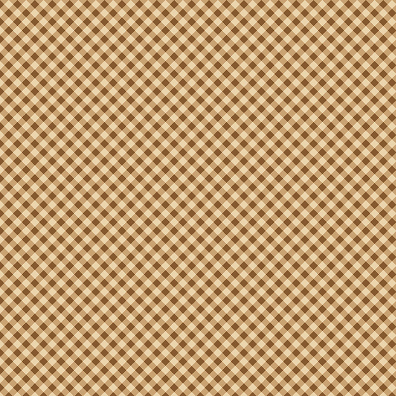 Sweet Gingham By  Benartex - Toast