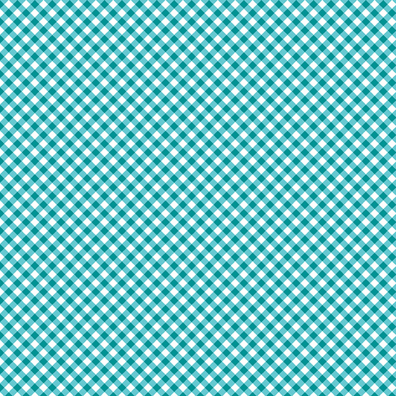 Sweet Gingham By  Benartex - Turquoise