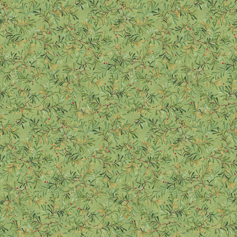 12 Days Of Christmas By Nancy Halvorsen For Benartex - Moss