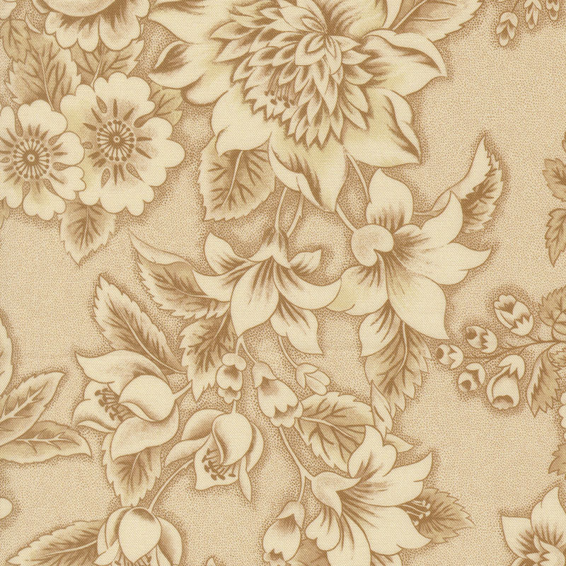 Miss Mollie 108" By Betsy Chutchian For Moda - Digital Print - Biscuit