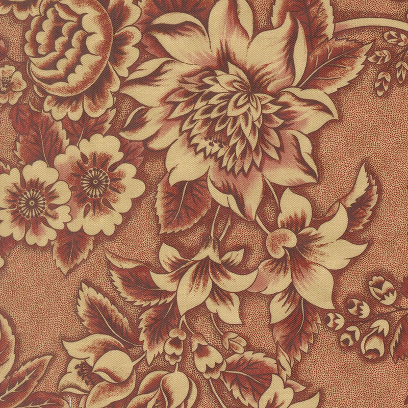 Miss Mollie 108" By Betsy Chutchian For Moda - Digital Print - Red