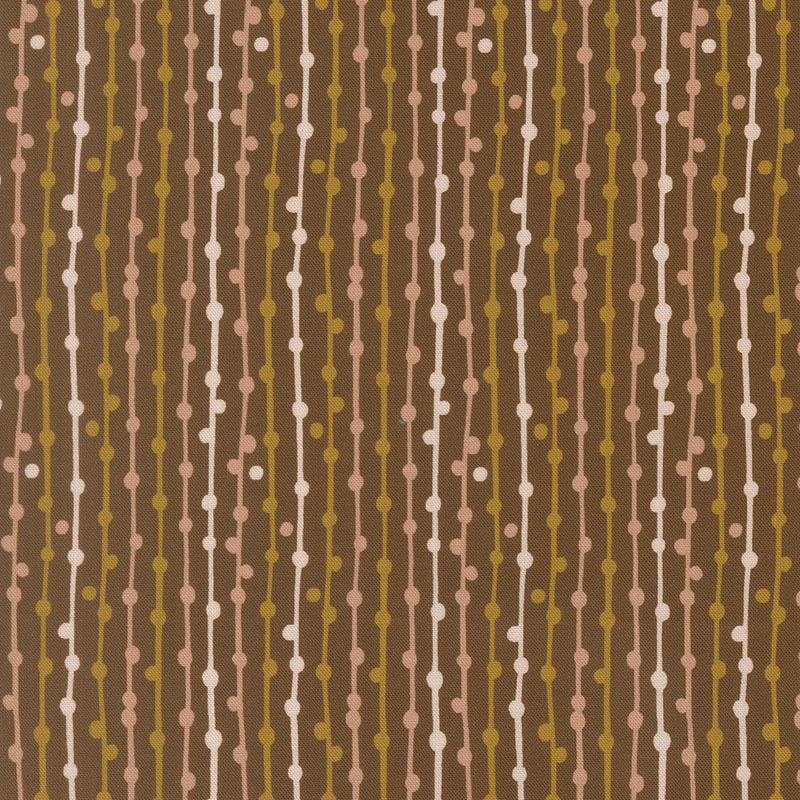 Feather And Forest Bloom By Linn Warme For Moda - Digital Print - Walnut