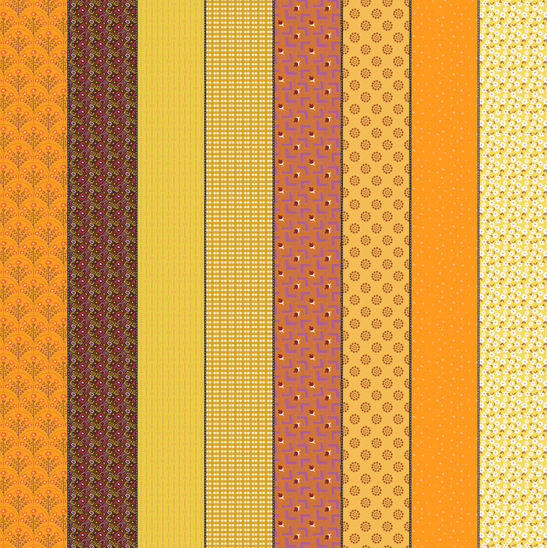 Gathered Lollies By Jen Kingwell For Moda - Digital Print - Hazel