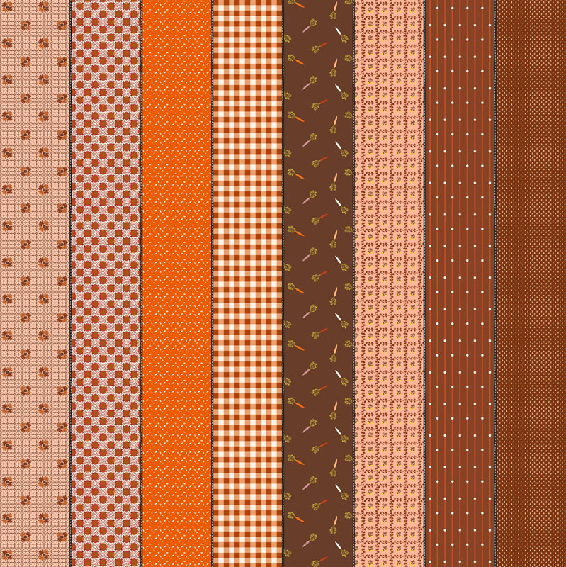 Gathered Lollies By Jen Kingwell For Moda - Digital Print - Hazel